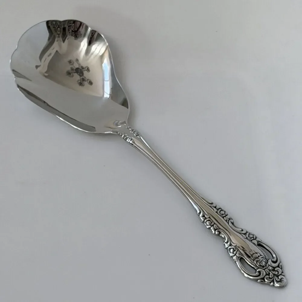6pc Oneida Community Brahms Flatware Hostess Serving Set Stainless Betty Crocke
